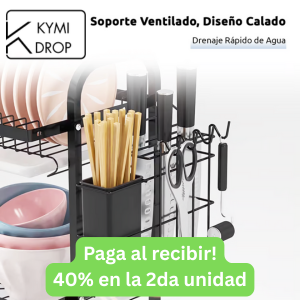 Secador Escurridor Loza 2 Niveles