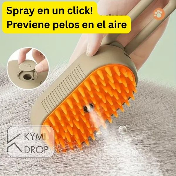 Cepillo de Vapor 3 en 1 para mascotas