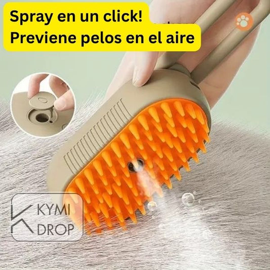 Cepillo de Vapor 3 en 1 para mascotas