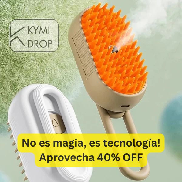 Cepillo de Vapor 3 en 1 para mascotas