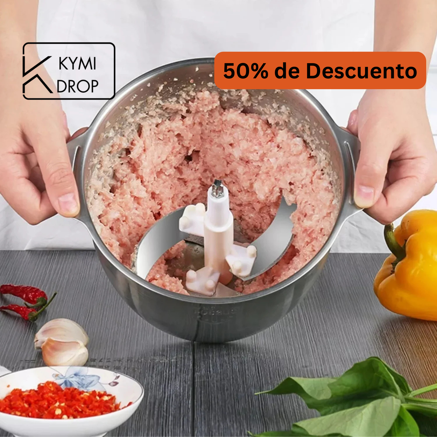 TurboChef Dual™ | Picadora Eléctrica 2 Velocidades